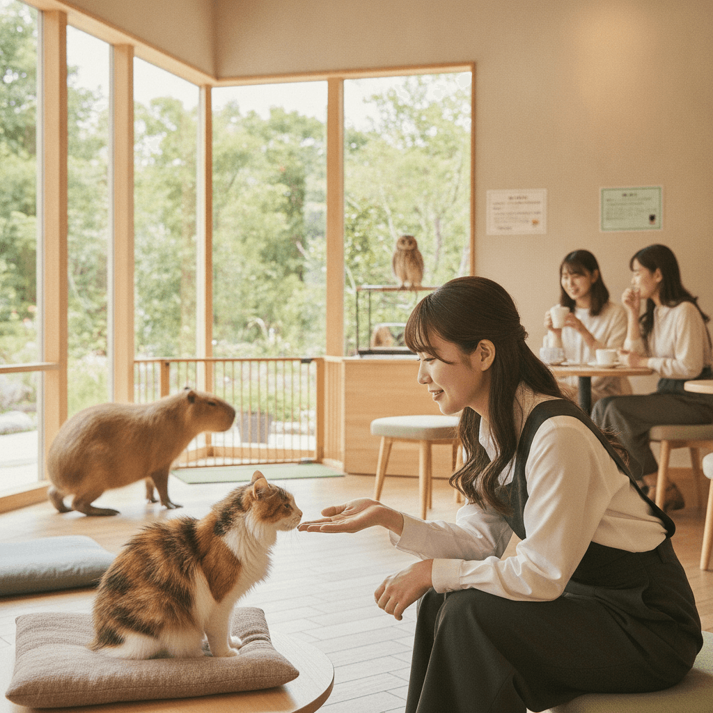 動物カフェマナー完全攻略:触れ合い方から予約のコツまで 動物カフェマナー 動物カフェ マナー 触れ合い方